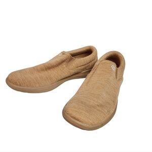 MERINOS Classic Slip-On Wool Sneakers Camel Tan Women's Size 8